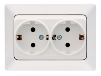 DOUBLE EARTHED SOCKET OUTLET