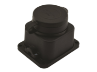 Rubber Grounded Socket with Cover