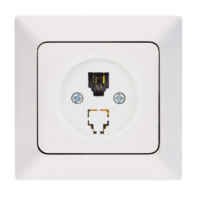 NUMERIC TELEPHONE SOCKET - RJ11 CAT 3