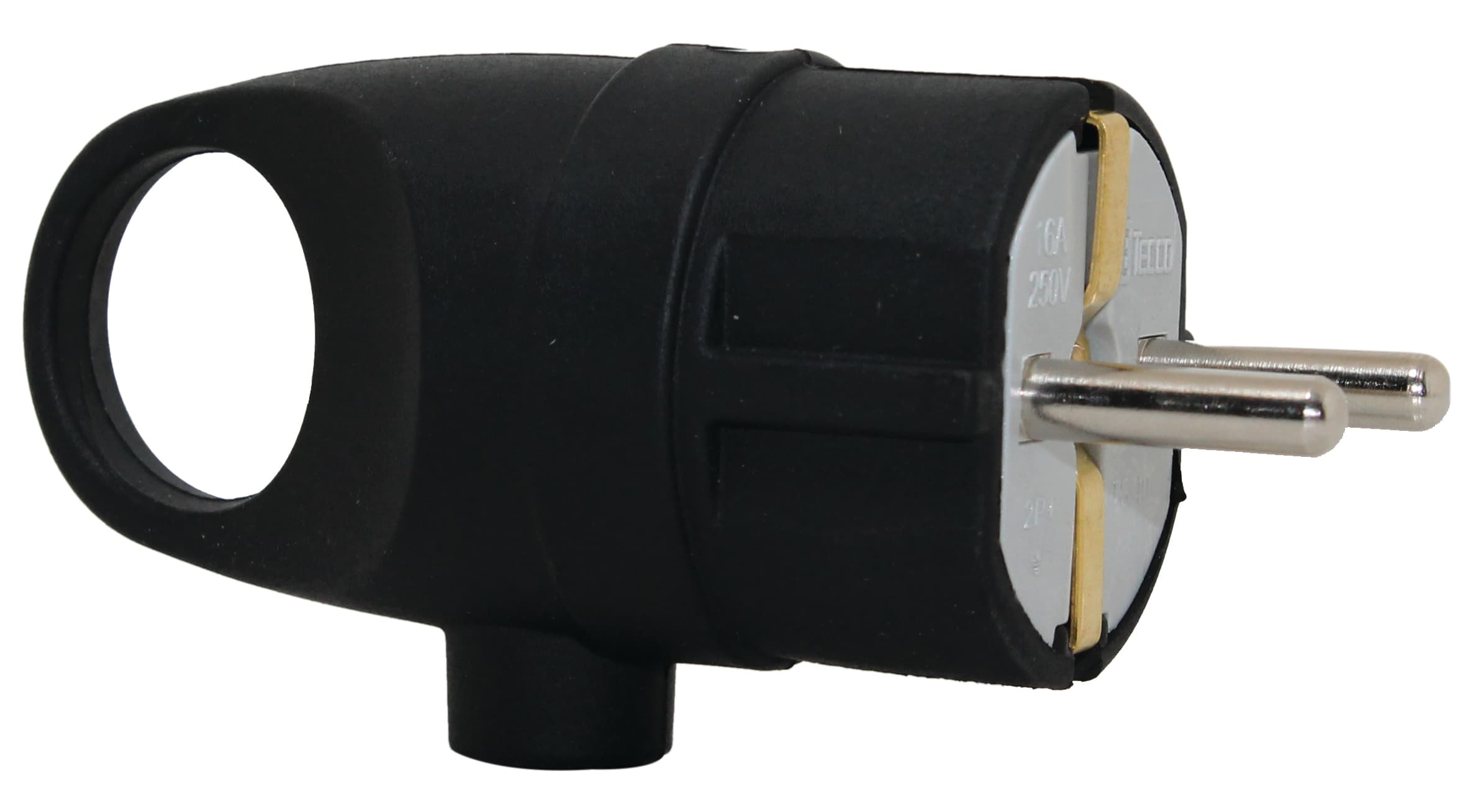 Rubber Grounded Handle Type Male Plug